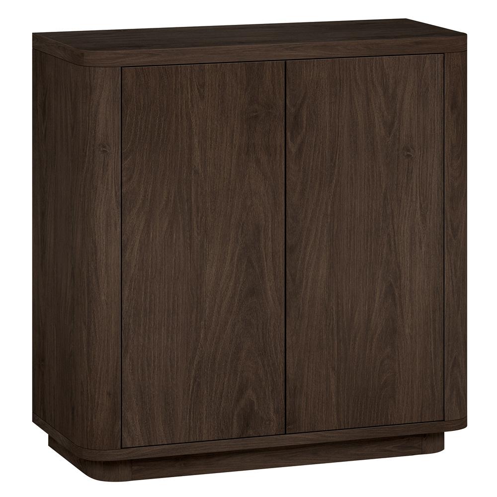 Hudson & Canal - Plympton 32in Wide Rectangular Accent Cabinet in Alder Brown - AC2224 veiw 1