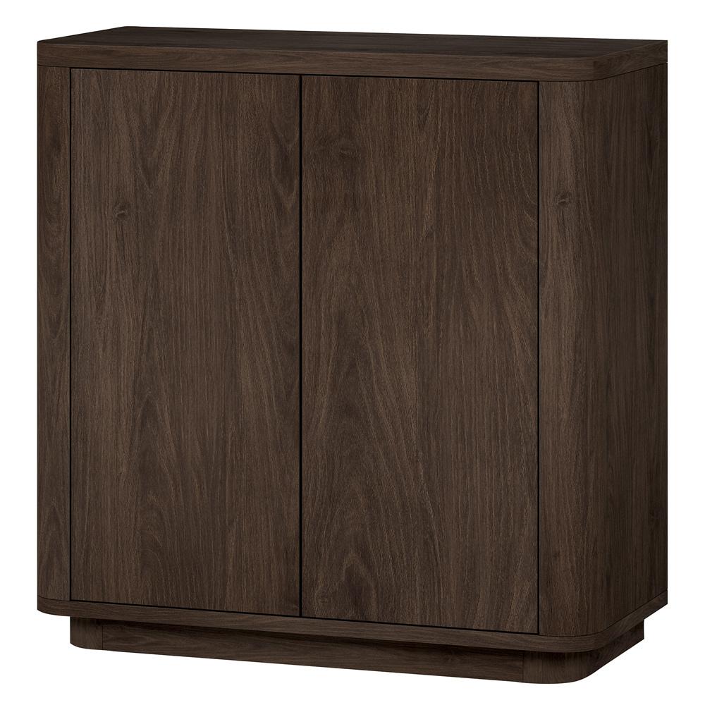 Hudson & Canal - Plympton 32in Wide Rectangular Accent Cabinet in Alder Brown - AC2224 veiw 3