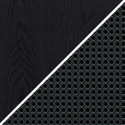 Hudson & Canal - Pryce Rectangular TV Stand for TVs up to 78in in Black Grain/Black Rattan - TV2244 veiw 10