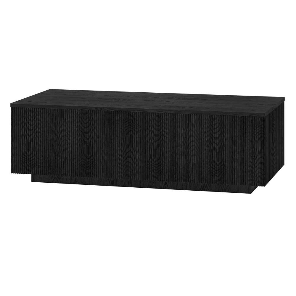 Hudson & Canal - Reyes 48in Wide Rectangular Coffee Table in Black Grain - CT2013 veiw 3