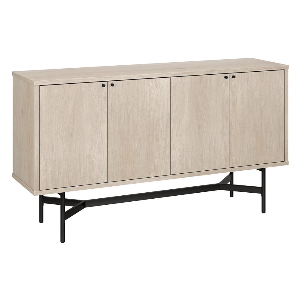 Hudson & Canal - Richmond 58in Wide Rectangular Buffet Table in Alder White - BF2269 veiw 1