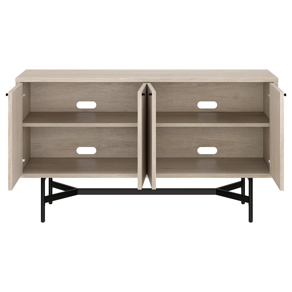 Hudson & Canal - Richmond 58in Wide Rectangular Buffet Table in Alder White - BF2269 veiw 4