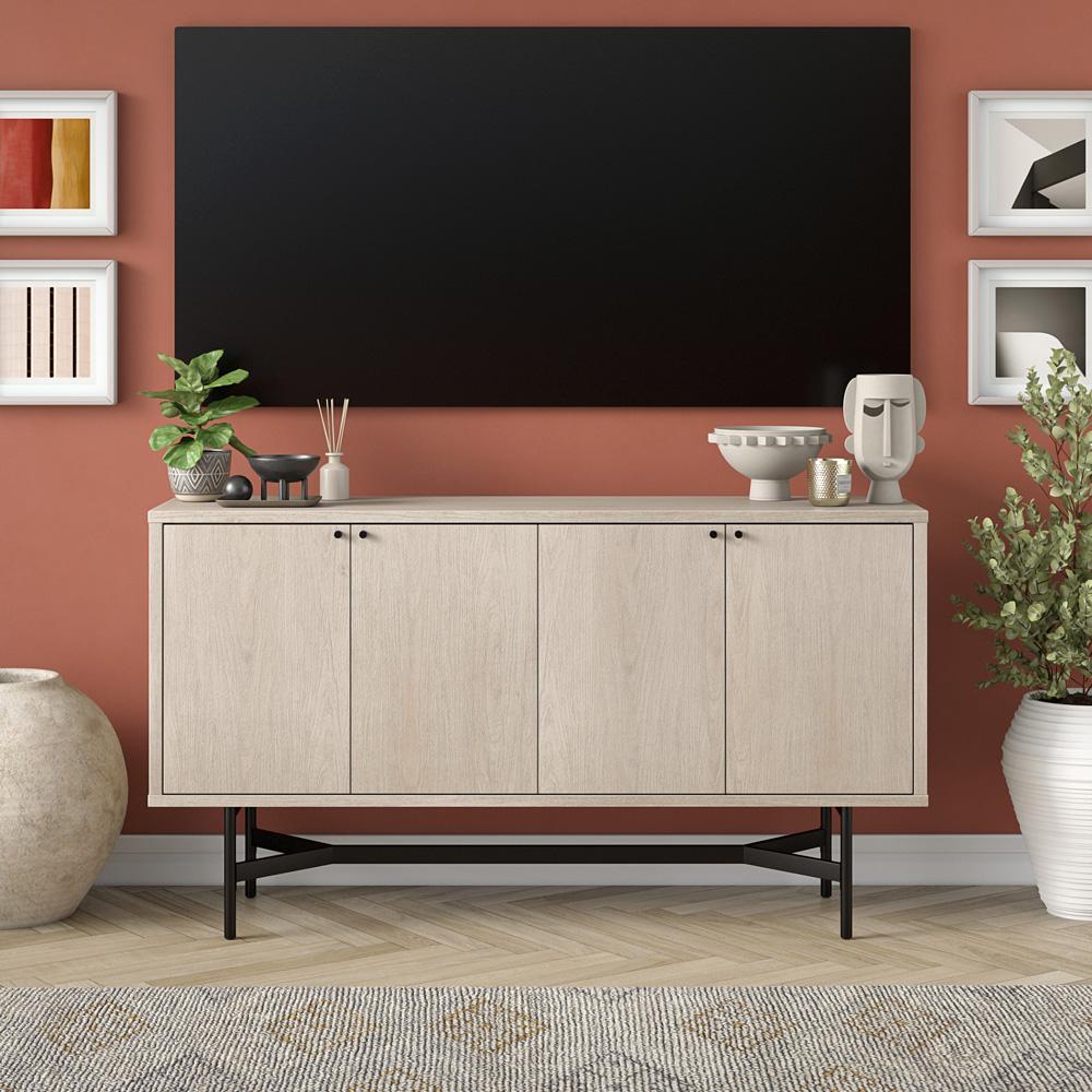 Hudson & Canal - Richmond 58in Wide Rectangular Buffet Table in Alder White - BF2269 veiw 8