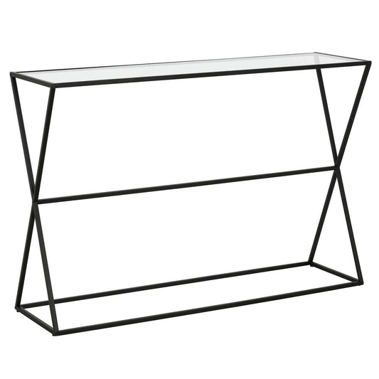 Hudson & Canal - Sabrina 45in Wide Rectangular Console Table in Blackened Bronze - AT0933 veiw 1