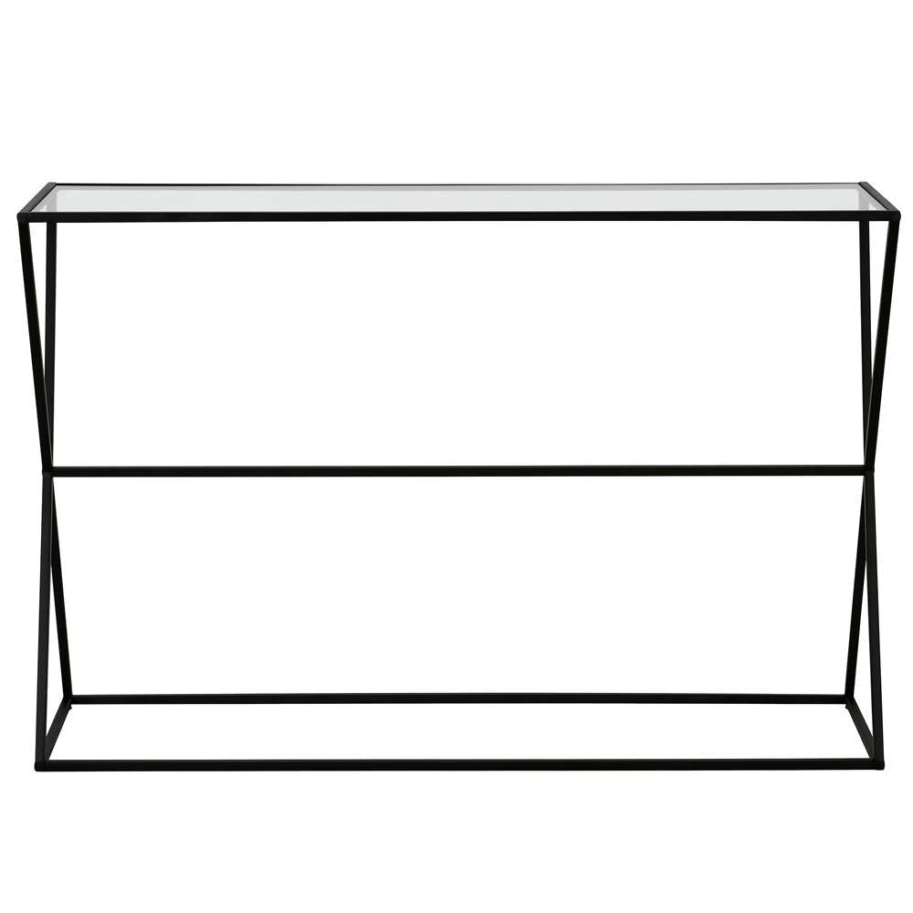 Hudson & Canal - Sabrina 45in Wide Rectangular Console Table in Blackened Bronze - AT0933 veiw 3