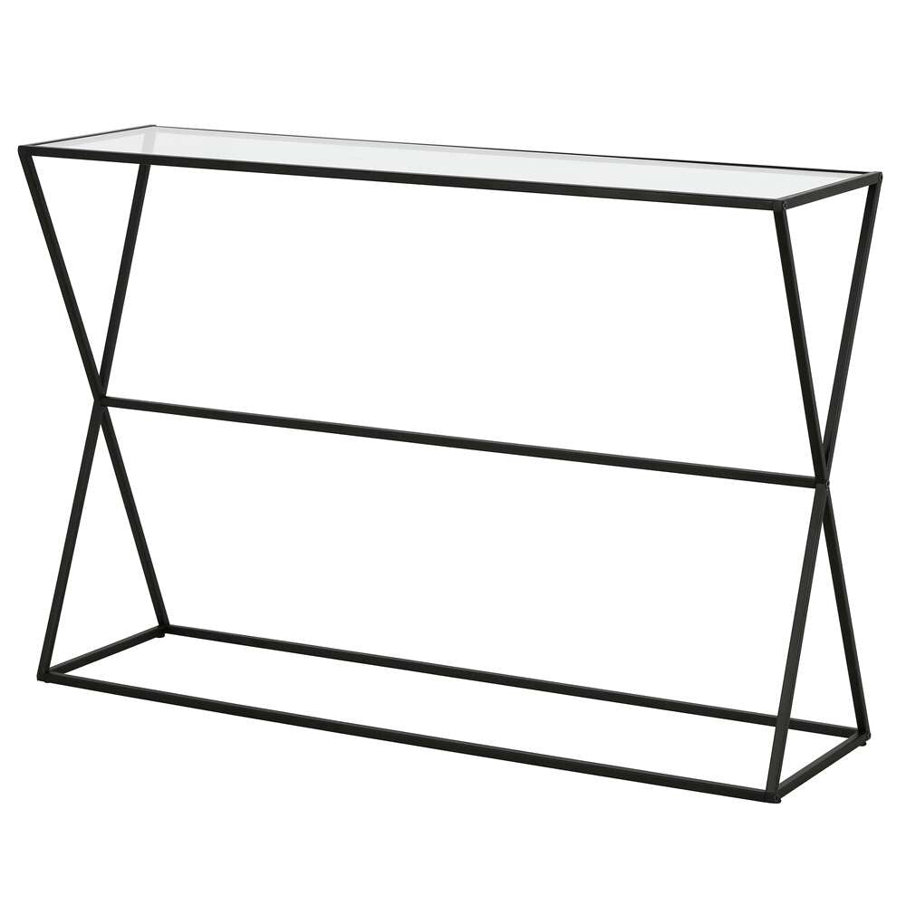 Hudson & Canal - Sabrina 45in Wide Rectangular Console Table in Blackened Bronze - AT0933 veiw 4