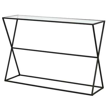 Hudson & Canal - Sabrina 45in Wide Rectangular Console Table in Blackened Bronze - AT0933 veiw 4