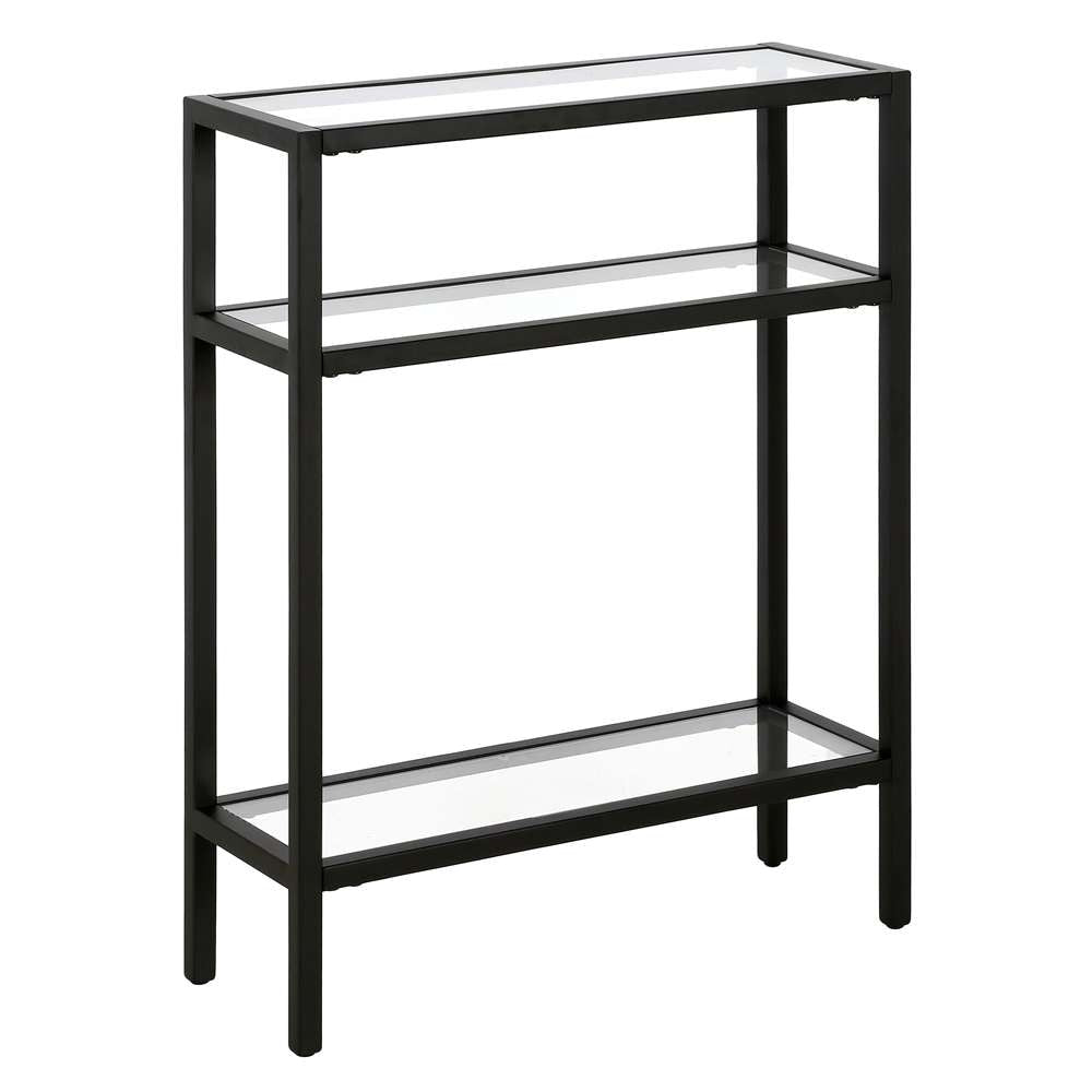 Hudson & Canal - Sivil 22in Wide Rectangular Console Table in Blackened Bronze - AT1165 veiw 1