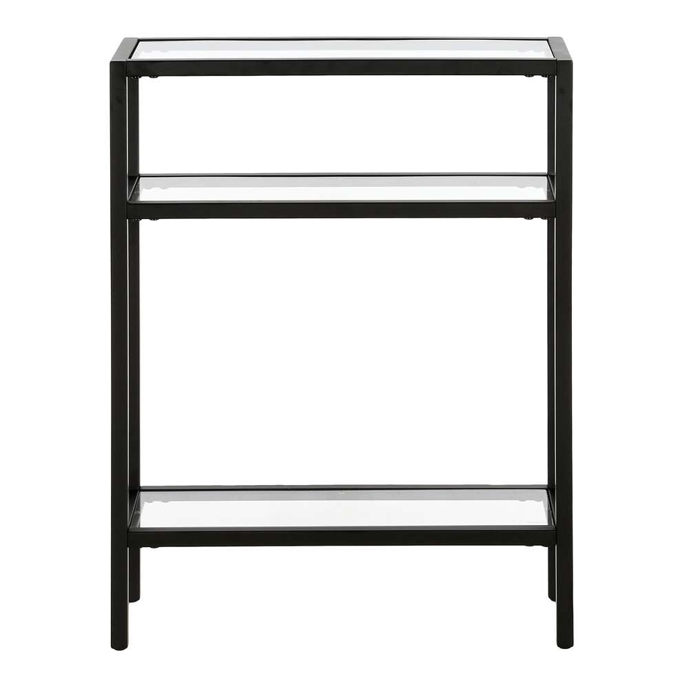 Hudson & Canal - Sivil 22in Wide Rectangular Console Table in Blackened Bronze - AT1165 veiw 3