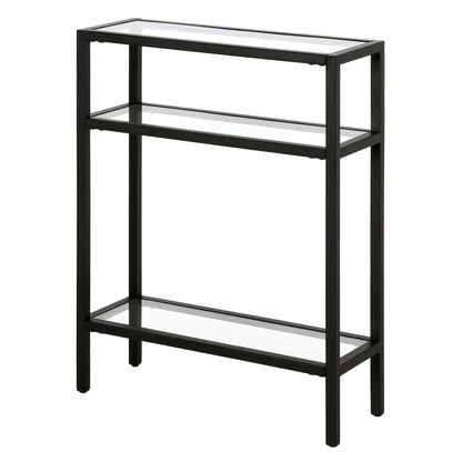 Hudson & Canal - Sivil 22in Wide Rectangular Console Table in Blackened Bronze - AT1165 veiw 4
