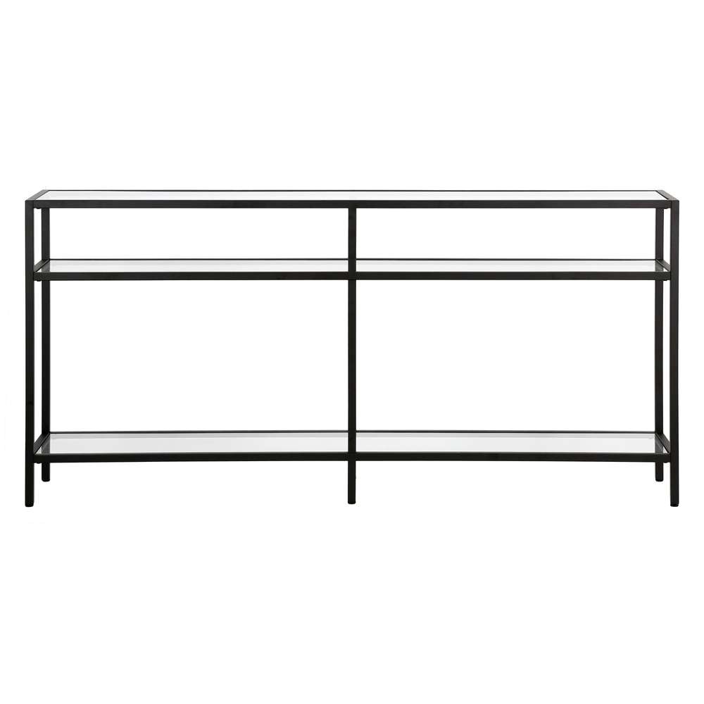 Hudson & Canal - Sivil 64in Wide Rectangular Console Table in Blackened Bronze - AT0593 veiw 3