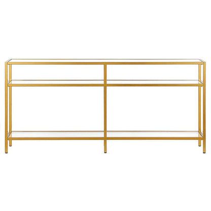 Hudson & Canal - Sivil 64in Wide Rectangular Console Table in Brass - AT0594 veiw 3