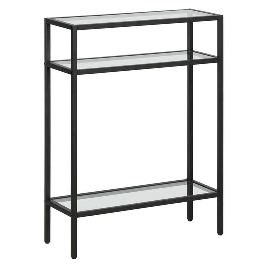 Hudson & Canal - Siviline 22in Wide Rectangular Console Table in Blackened Bronze - AT1711 veiw 1