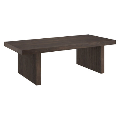 Hudson & Canal - Soren 48in Wide Rectangular Coffee Table in Alder Brown - CT2395 veiw 1
