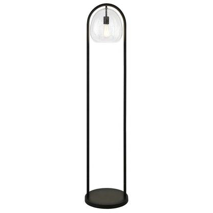 Hudson & Canal - Sydney 64in Floor Lamp with Seeded Glass Shade in Blackened Bronze - FL1584 veiw 3