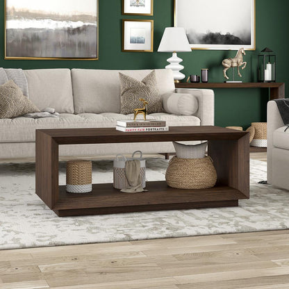 Hudson & Canal - Tannen 48in Wide Rectangular Coffee Table in Alder Brown - CT2158 veiw 5