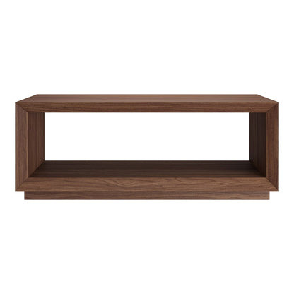Hudson & Canal - Tannen 48in Wide Rectangular Coffee Table in Satin Walnut - CT2344 veiw 2