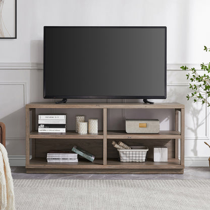 Hudson & Canal - Thalia Rectangular TV Stand for TVs up to 60in in Antiqued Gray Oak - TV1267