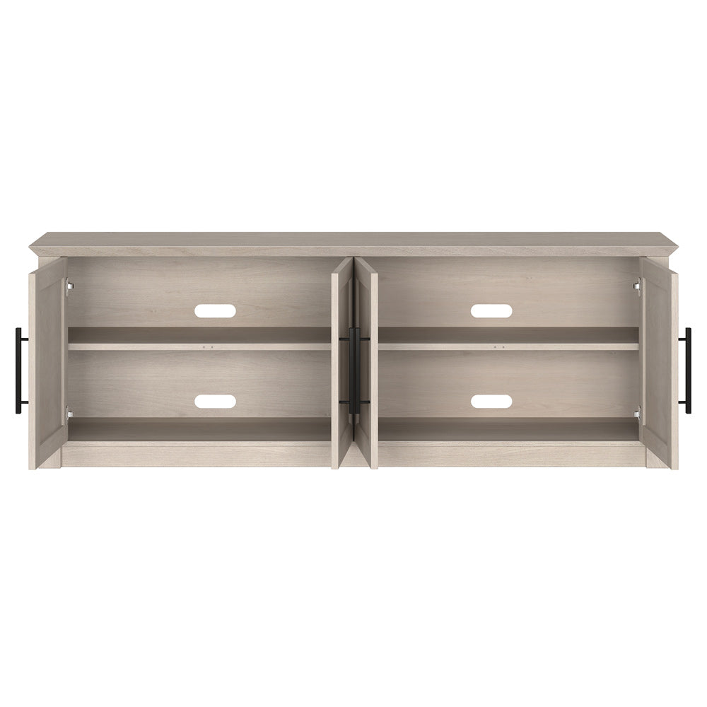 Hudson & Canal - Thornwell Rectangular TV Stand for TVs up to 78in in Alder White - TV2302