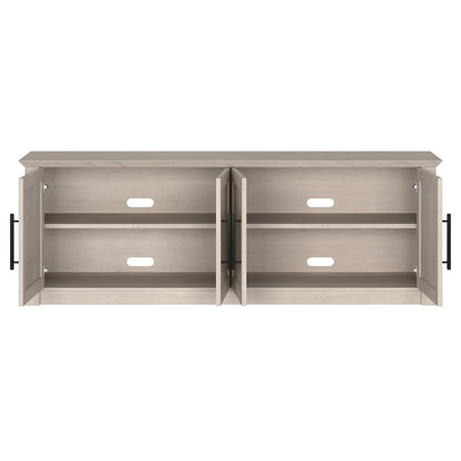 Hudson & Canal - Thornwell Rectangular TV Stand for TVs up to 78in in Alder White - TV2302