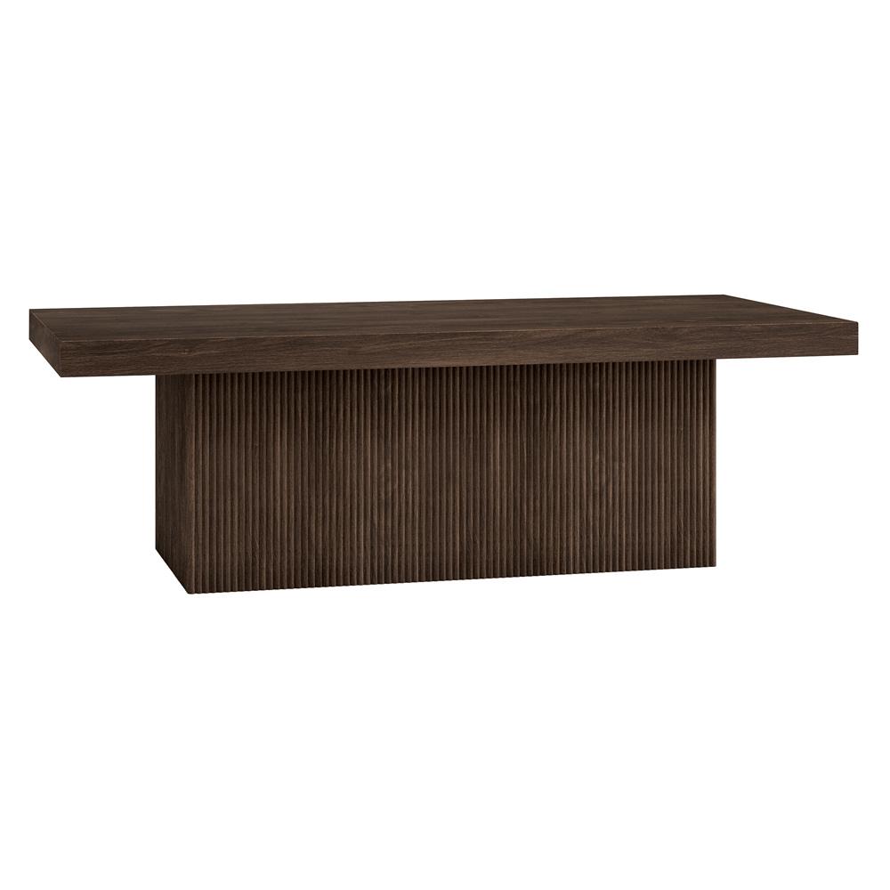 Hudson & Canal - Torren 48in Wide Rectangular Coffee Table in Alder Brown - CT2394 veiw 1