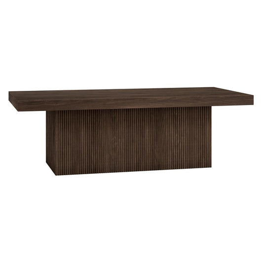 Hudson & Canal - Torren 48in Wide Rectangular Coffee Table in Alder Brown - CT2394 veiw 1