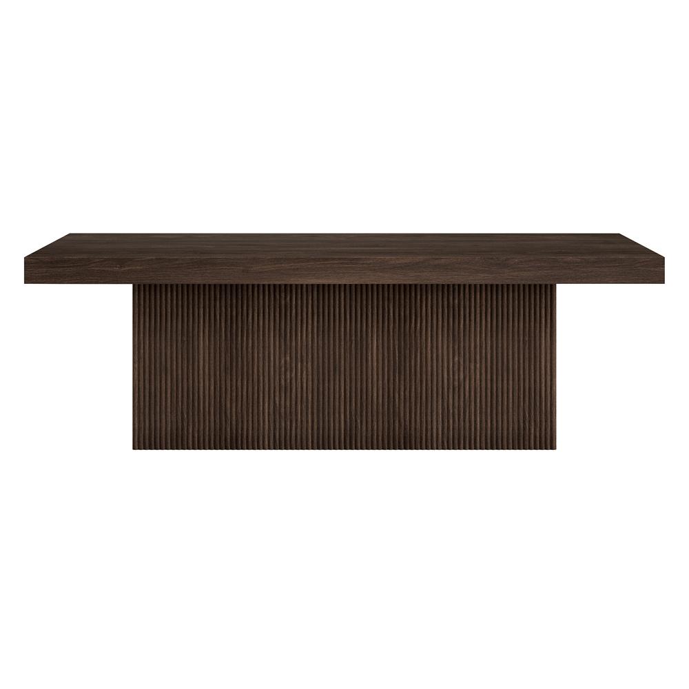 Hudson & Canal - Torren 48in Wide Rectangular Coffee Table in Alder Brown - CT2394 veiw 2