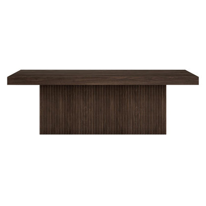 Hudson & Canal - Torren 48in Wide Rectangular Coffee Table in Alder Brown - CT2394 veiw 2