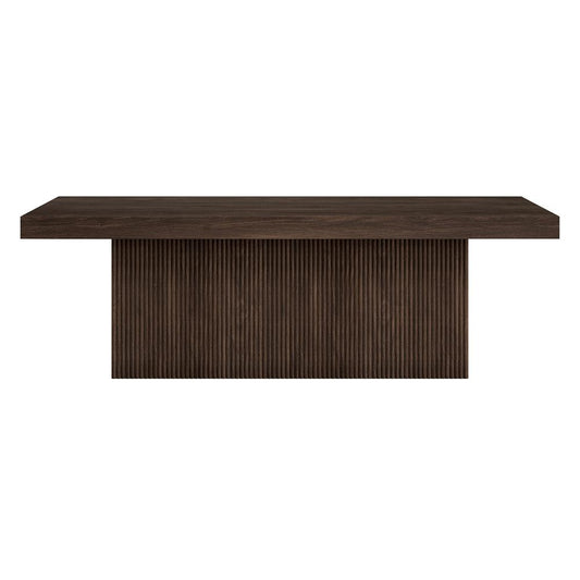 Hudson & Canal - Torren 48in Wide Rectangular Coffee Table in Alder Brown - CT2394 veiw 2