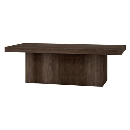Hudson & Canal - Torren 48in Wide Rectangular Coffee Table in Alder Brown - CT2394 veiw 3