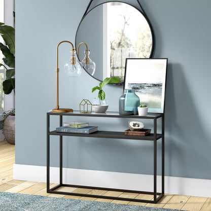 Hudson & Canal - Verona 27in Tall Arc Table Lamp with Glass Shade in Brushed Brass/Seeded - TL0799