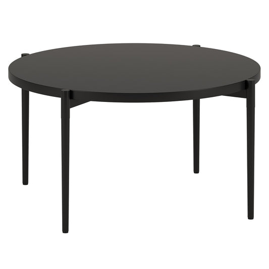 Hudson & Canal - Wayne Round Coffee Table in Blackened Bronze - CT1819 veiw 1