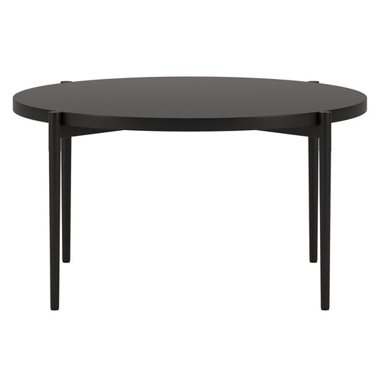 Hudson & Canal - Wayne Round Coffee Table in Blackened Bronze - CT1819 veiw 2