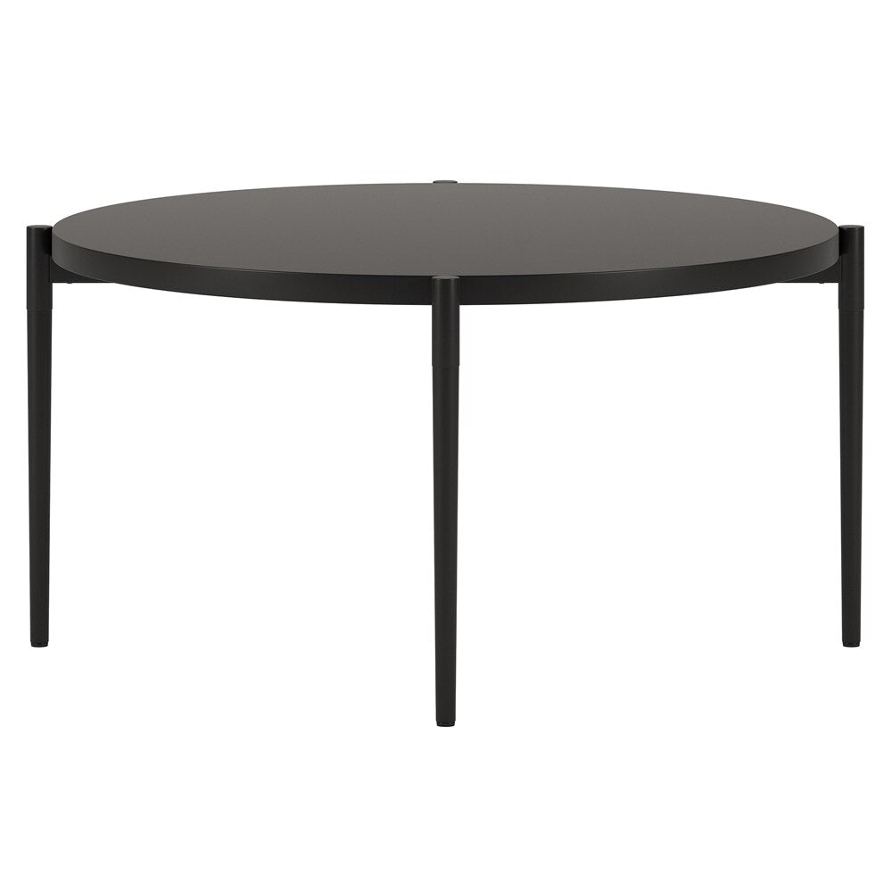 Hudson & Canal - Wayne Round Coffee Table in Blackened Bronze - CT1819 veiw 4
