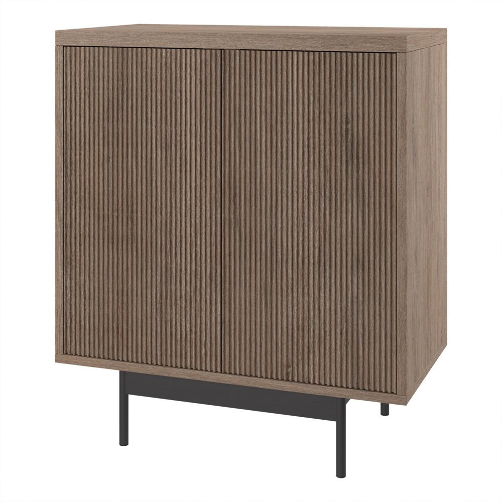 Hudson & Canal - Whitman 28in Wide Rectangular Accent Cabinet in Antiqued Gray Oak - AC2204 veiw 3