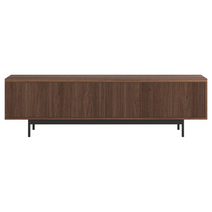 Hudson & Canal - Whitman Rectangular TV Stand for TVs up to 75in in Satin Walnut - TV2282 veiw 2