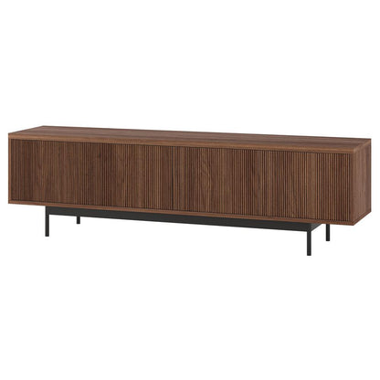 Hudson & Canal - Whitman Rectangular TV Stand for TVs up to 75in in Satin Walnut - TV2282 veiw 3
