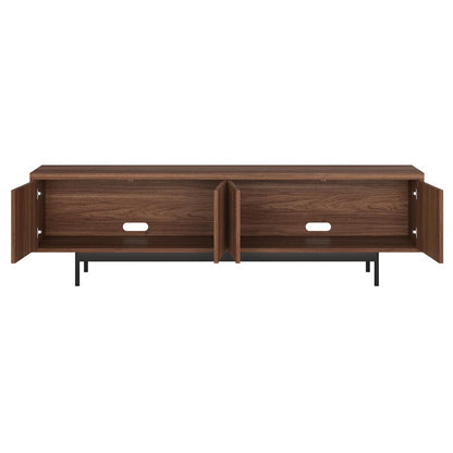 Hudson & Canal - Whitman Rectangular TV Stand for TVs up to 75in in Satin Walnut - TV2282 veiw 4