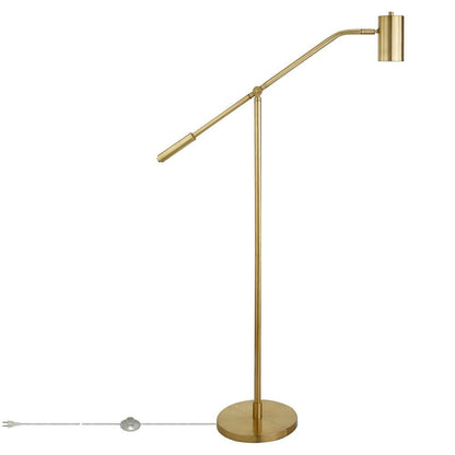 Hudson & Canal - Willis Pharmacy Floor Lamp with Metal Shade in Brass/Brass - FL0885 veiw 3