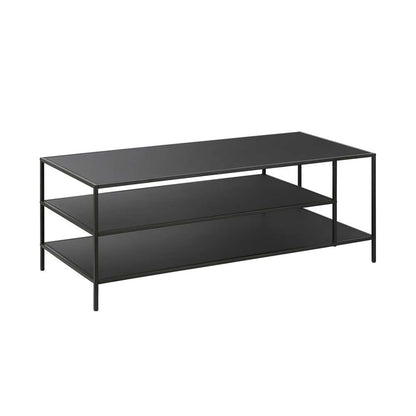 Hudson & Canal - Winthrop 46in Wide Rectangular Coffee Table with Metal Top in Blackened Bronze - CT0384 veiw 4