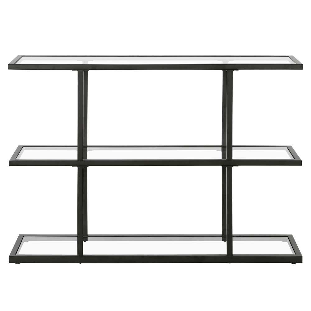 Hudson & Canal - Yeardley 42in Wide Rectangular Console Table in Blackened Bronze - AT1113 veiw 3