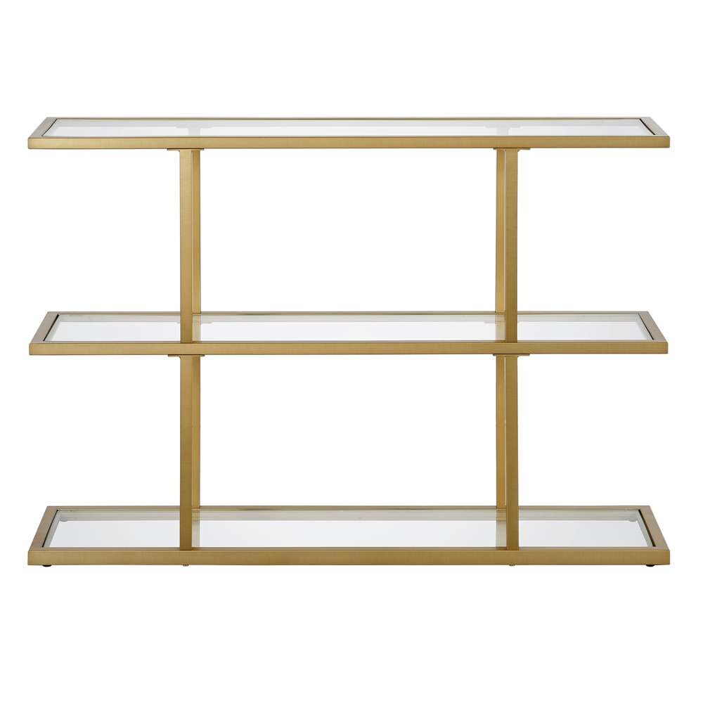 Hudson & Canal - Yeardley 42in Wide Rectangular Console Table in Brass - AT1114 veiw 3