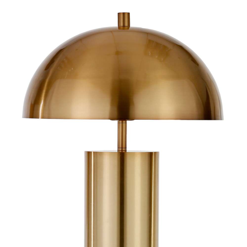 Hudson & Canal - York 27in Tall Table Lamp with Metal Shade in Brass/Brass - TL0721 veiw 3