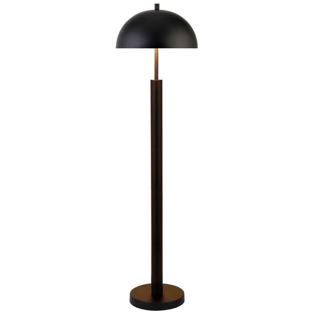 Hudson & Canal - York 58in Tall Floor Lamp with Metal Shade in Blackened Bronze - FL1766 veiw 3