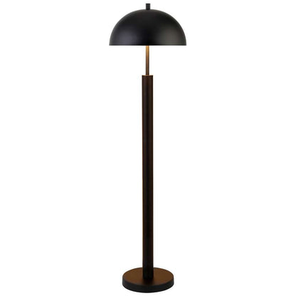 Hudson & Canal - York 58in Tall Floor Lamp with Metal Shade in Blackened Bronze - FL1766 veiw 3