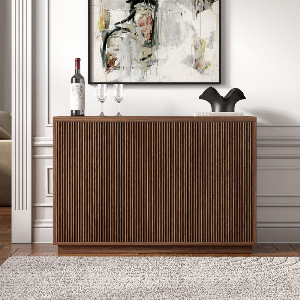 Hudson & Canal - Alston 48" Wide Rectangular Buffet Table in Satin Walnut - BF2412 view 7