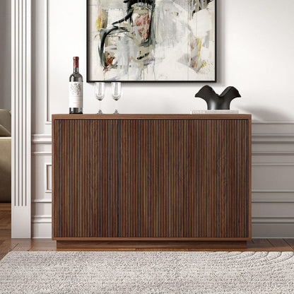 Hudson & Canal - Alston 48" Wide Rectangular Buffet Table in Satin Walnut - BF2412 view 7
