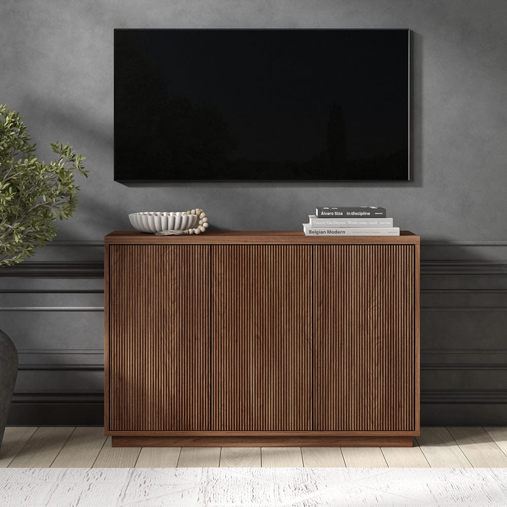 Hudson & Canal - Alston 48" Wide Rectangular Buffet Table in Satin Walnut - BF2412 view 8