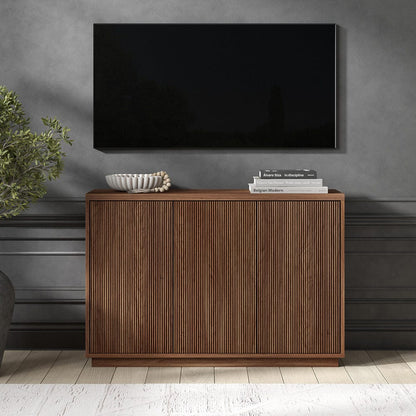 Hudson & Canal - Alston 48" Wide Rectangular Buffet Table in Satin Walnut - BF2412 view 8
