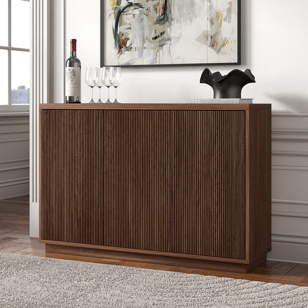 Hudson & Canal - Alston 48" Wide Rectangular Buffet Table in Satin Walnut - BF2412 view 10